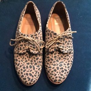 Dolce Vita leopard oxfords size 8